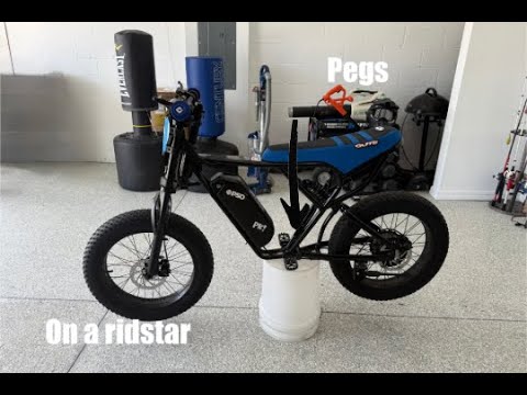 putting pegs on my ridstar q20 - YouTube