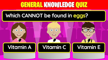 ✅  Can YOU CRUSH this GENERAL KNOWLEDGE QUIZ?! - 40 Trivia Questions | 25-123