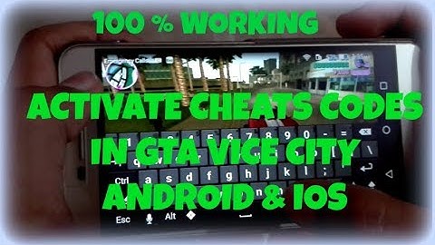 How To Use Cheats Codes In Gta Vice City On Any Android Phone Without Root In Hindi/Urdu.