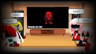 Underfell Undyne,Alphy,Toriel And Edgypap React Their San Fight.full