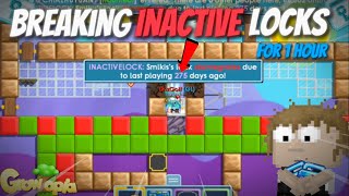 Breaking INACTIVE LOCKS in Growtopia (easy profit)