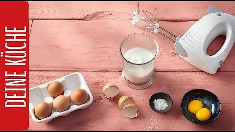 Warum fällt der Eischnee nach dem Backen zusammen?