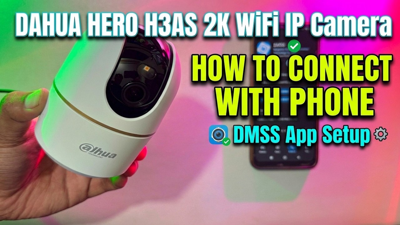 Dahua DH-IPC-H3AS 3MP Indoor Pan Tilt WiFi Camera