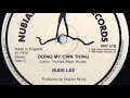 Rude Lee - Doing My Own Thing + Version (1988 Nubian Records) 12"Mix