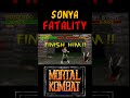 SONYA All Fatalities (MK1 Arcade)