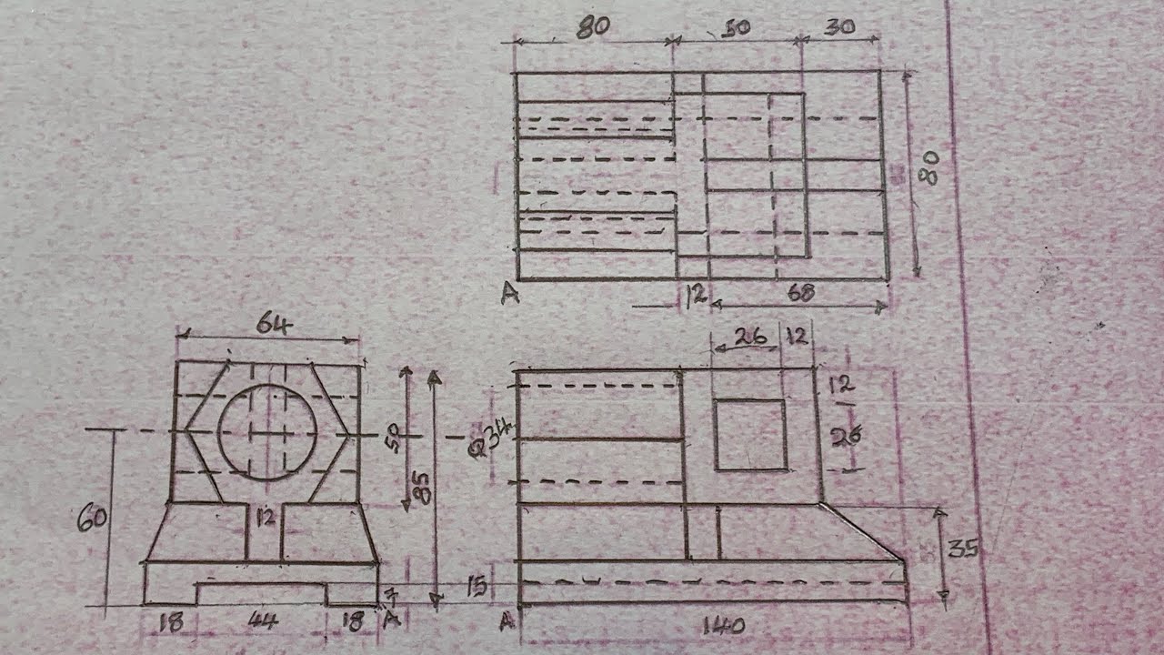 Изометрическое черчение, 11 класс, часть 2.
