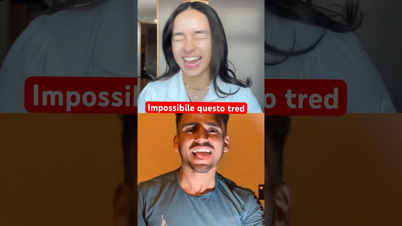 Troppo difficile fare questo trend 😫😂 #ironia #risate #viraleshorts #trend #fahadafzal #duet