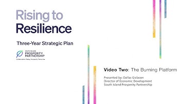 Rising to Resilience: Video Two - The Burning Platform