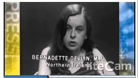 Bernadette Devlin on Meet The Press Aug. 24, 1969