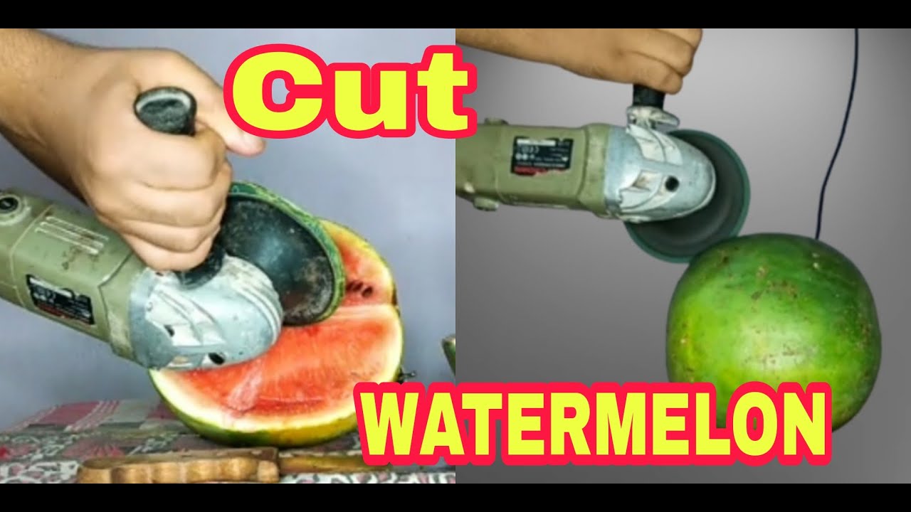 Experiment Watermelon vs Cut | Chopping watermelon in a new way