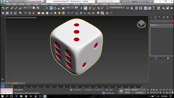 Tutorial on Modeling a Dice in 3dsMax
