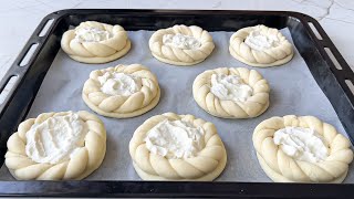 These buns melt in your mouth! Super soft and fluffy. Easy Baking. 3 recipe