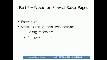 Part 2 - Execution Flow of Razor Pages application