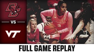 Boston College vs. Virginia Tech Full Game Replay | 2023-24 ACC Women’s Basketball