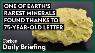 One Of Earth's Rarest Minerals Found Thanks To A 75-Year-Old Letter