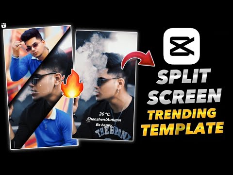 Viral Split Screen trending reel video editing | split screen template reel video editing | capcut