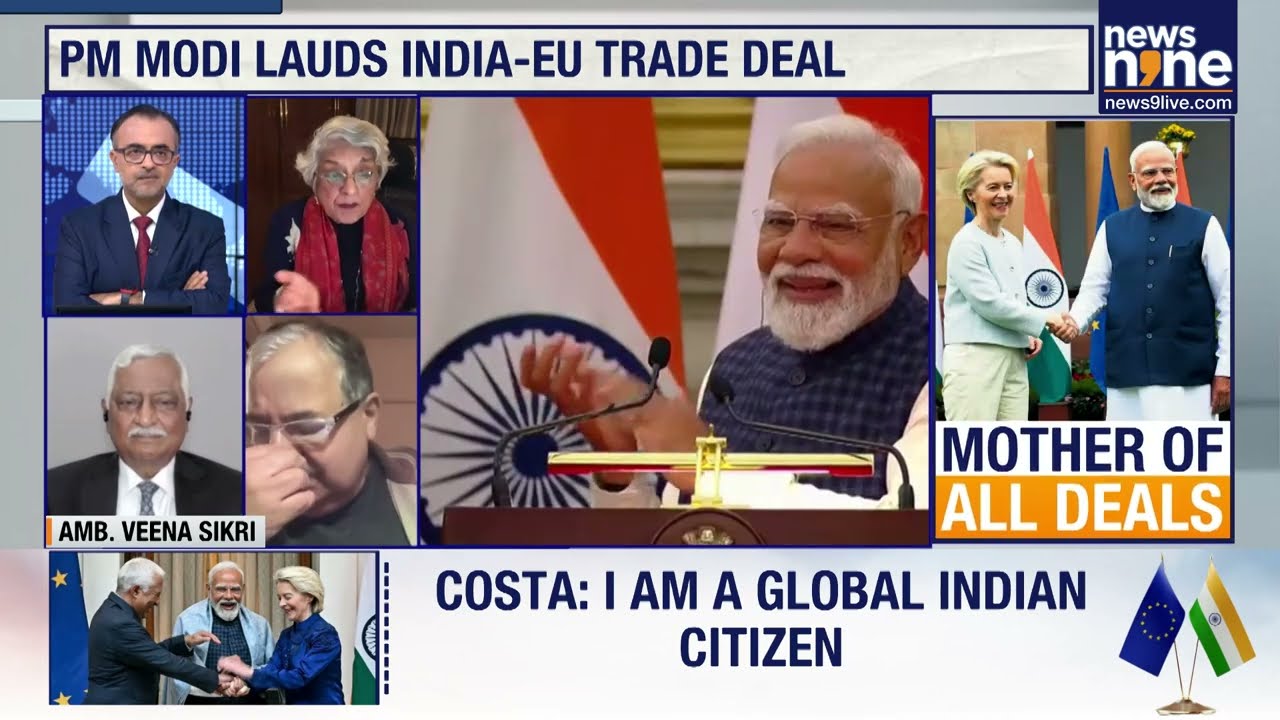 PM Modi Lauds India-EU Trade Deal | President Of EU Council Hails FTA | News9