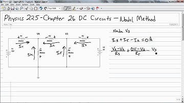 1118 Chapter 26 DC Circuits   Nodal Method