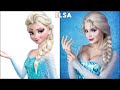 Frozen characters in real life