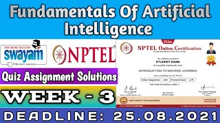 NPTEL 2021: Fundamentals Of Artificial Intelligence Week 3 Quiz Answers Assignment 3 Solutions