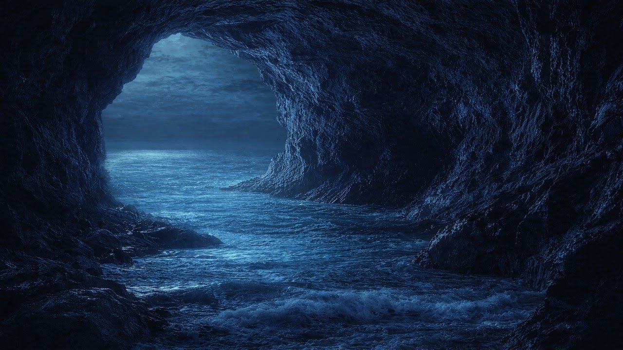 Deep Ocean Cave Waves 🌊