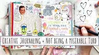 Creative Journaling and Doodling for Beginners | A5 Hobonichi Cousin Avec | Self Help + Mildliners