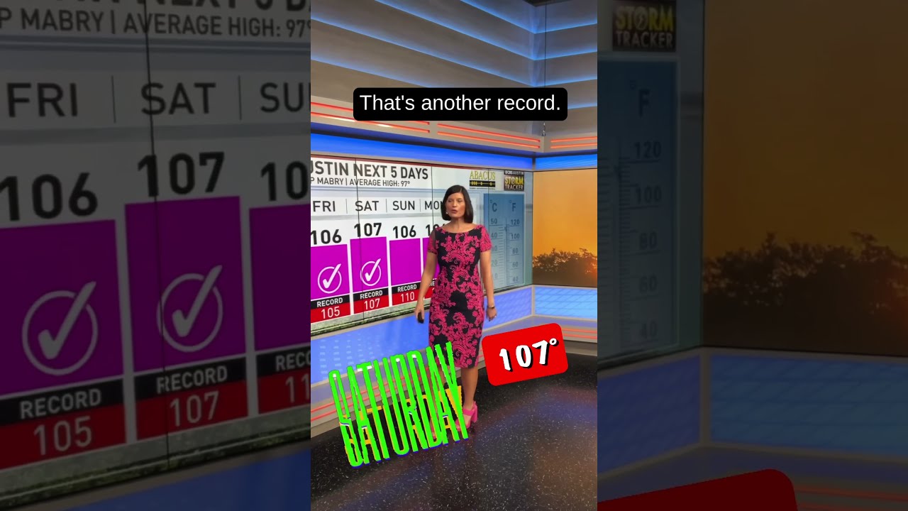 Scorching Heat May Ease Next Week QuickCast Austin 8 24 23