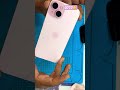 iPhone 15 tempered glass screen protector and back membrane apply #trending #youtubeshorts #shorts