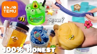 Reviewing Slimes I bought from TEMU!