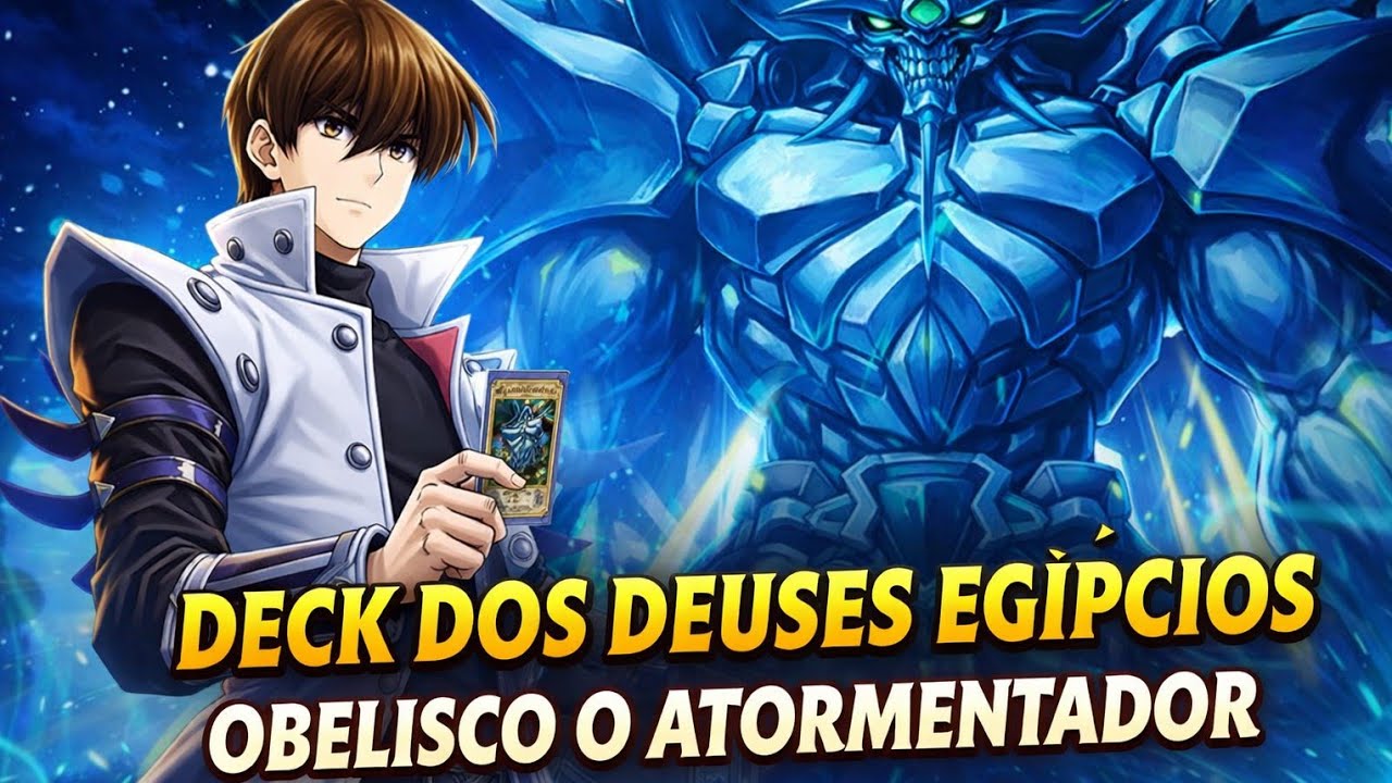 MEGA UNBOXING do DECK DOS DEUSES EGÍPCIOS DE OBELISCO, O ATORMENTADOR (Yu-Gi-Oh)