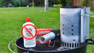 How To Light Your Charcoal Grill WITHOUT Lighter Fluid