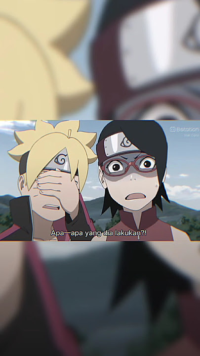 sarada:kok dijilat🤢                      boruto:gak mau liat ah🙃#animeshorts#jjboruto#boruto#sarada