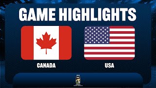 canada vs united states  / 2022 IIHF Ice Hockey U18 World Championship