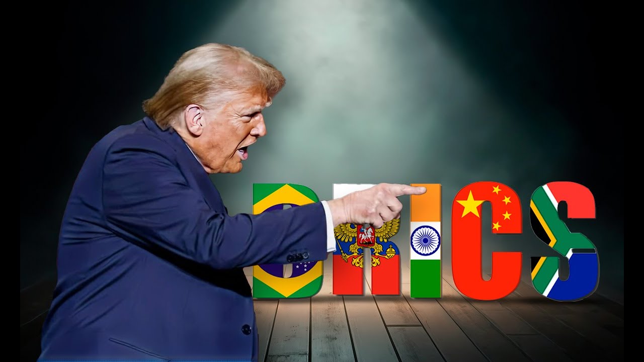 Donald Trump explica la razón de su ataque a los BRICS - YouTube