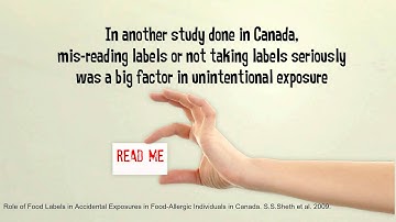 Reading Labels with Food Allergies