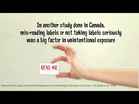 Reading Labels with Food Allergies
