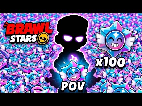 Opening 100 Star Nova Drops In Brawl Stars #brawlstars #pov @pov-bs 