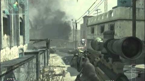 MW3 Across Map No Scope Hitmarker!