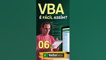 Programe sem saber nada / Abrir Excel sempre na mesma planilha (VBA BÁSICO 06)