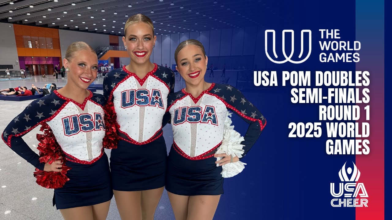 USA Pom Doubles at the 2025 World Games - Semi-Finals Round 1