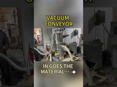 Vacuum conveyor in action