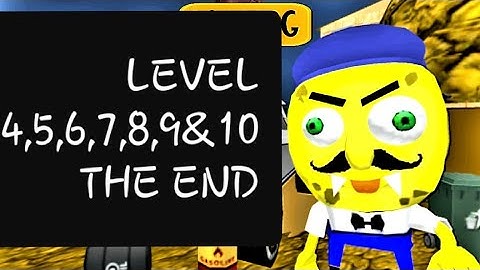Sponge Neighbor Escape 3D Level 4,5,6,7,8,9&10 Ending Android / IOS