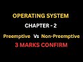 Difference Between Preemptive and Non-Preemptive Scheduling | OS GTU Imp | 3 Marks Guaranteed