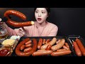 SUB)탱글뽀득 팡팡 터지는 소세지 먹방! 킬바사 그릴후랑크 비엔나에 맥주까지🍖🍺 리얼사운드 Sausage & Beer Mukbang Asmr