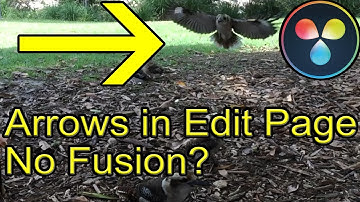 Arrows in few clicks in Edit page of Davinci Resolve - NO Fusion - beginner friendly