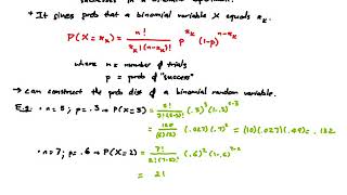 Discrete probability distributions - Binomial prob distributions (the binomial probability function)