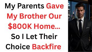 My Parents Gave My Brother Our $800K Home…  So I Let Their Choice Backfire