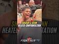 Shakur &amp; Benn HEATED confrontation after win!