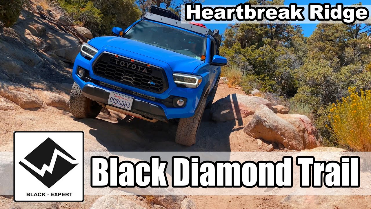 My First BLACK DIAMOND Trail in Big Bear - Heartbreak Ridge Trail ...