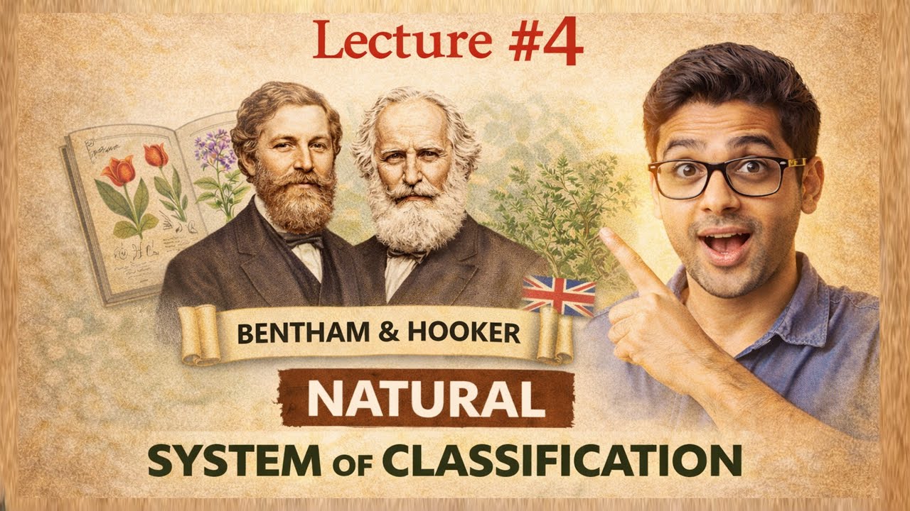 🌿Bentham and Hooker's Natural System of Classification  | Lecture #4